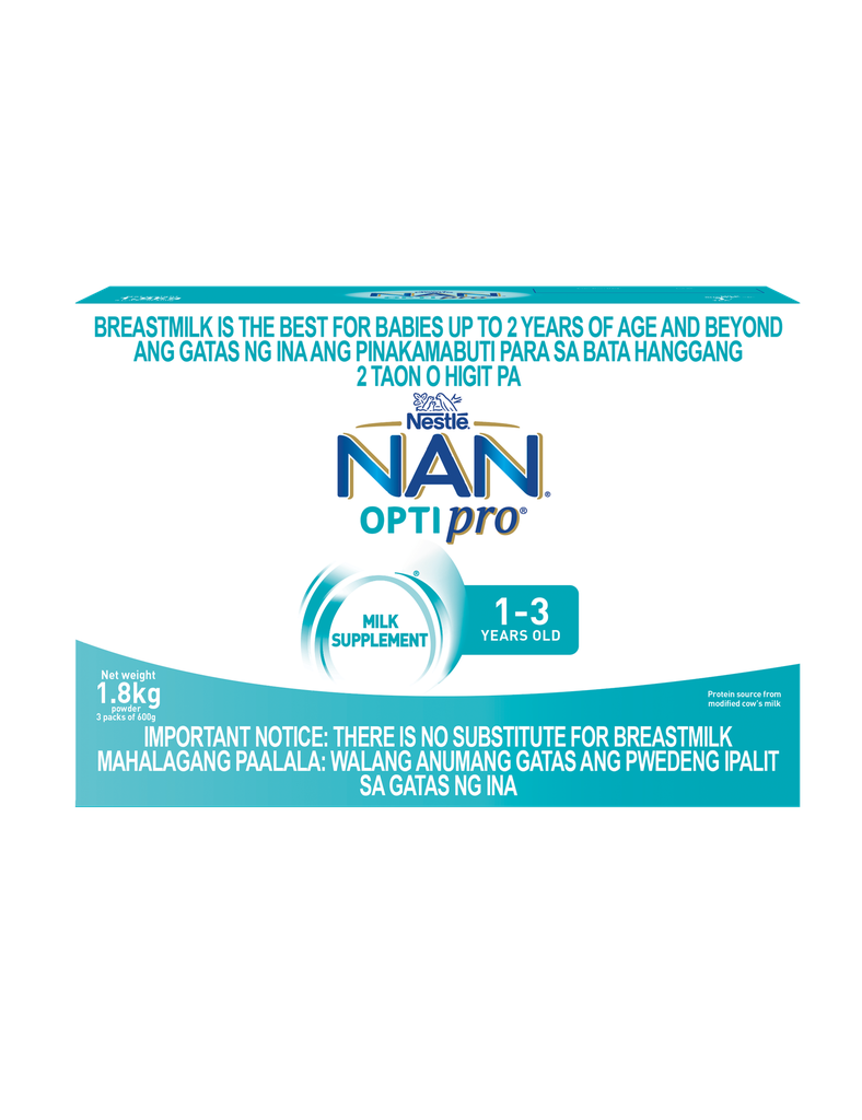 NAN OPTI 1-3YRS MILKSUPL 600g